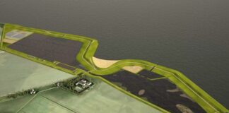 dubbele dijk garnalenkweek