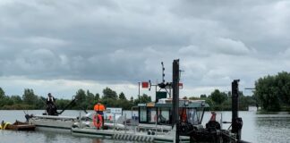 Elektrisch baggeren in Langeraarse plassen