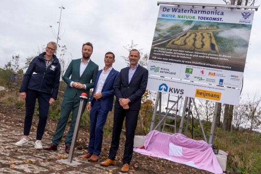 aanleg Waterharmonica Rietputten