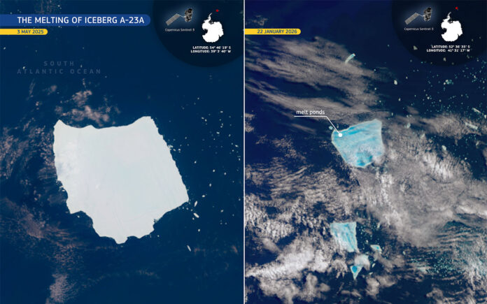 Foto: EU, Copernicus Sentinel-3 imagery Foto: EU, Copernicus Sentinel-3 imagery