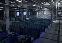 Hyperscale datacenters vragen om veel koeling. De meeste maken gebruik van luchtkoeling: ze gebruiken de buitenlucht om hun servers te koelen. Wanneer de buitentemperatuur boven 30 graden Celsius komt, wordt de lucht gekoeld door middel van water (afbeelding: Vecteezy).